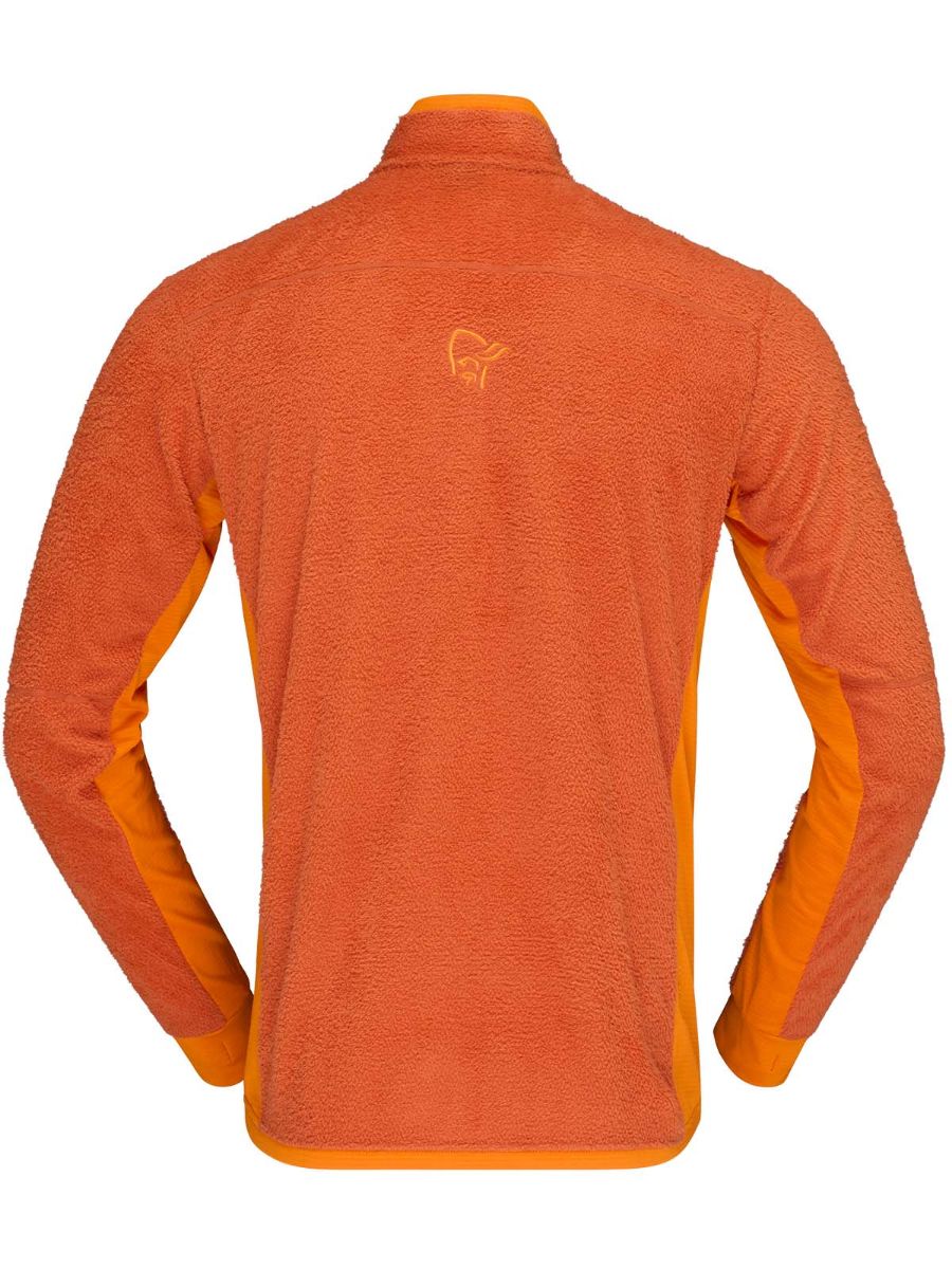Lett, teknisk og varm fleecejakke til herre fra Norrøna