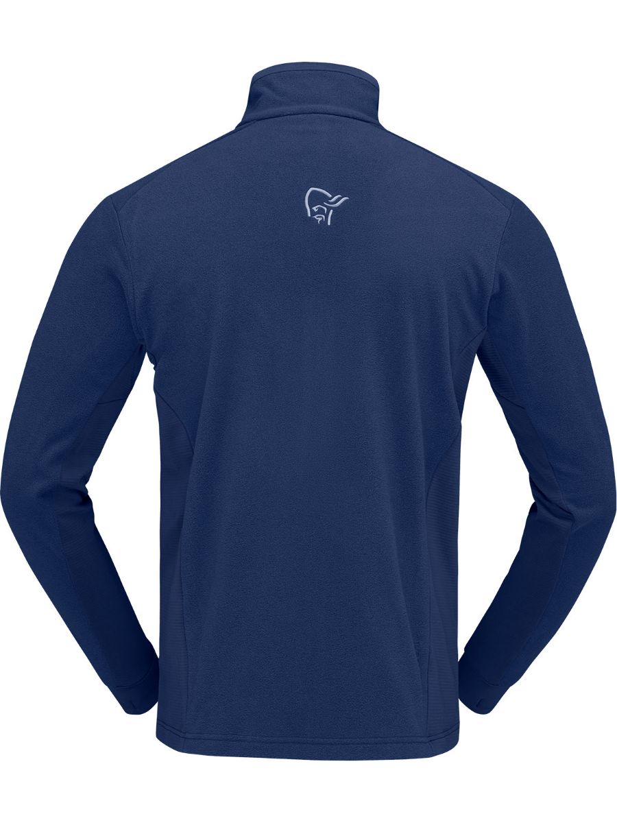 Klassisk fleecejakke til herre fra Norrøna med god varme og tekniske egenskaper