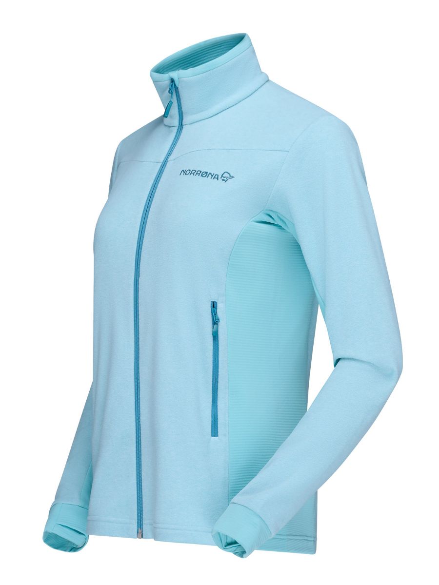 Klassisk og teknisk fleecejakke til dame fra Norrøna