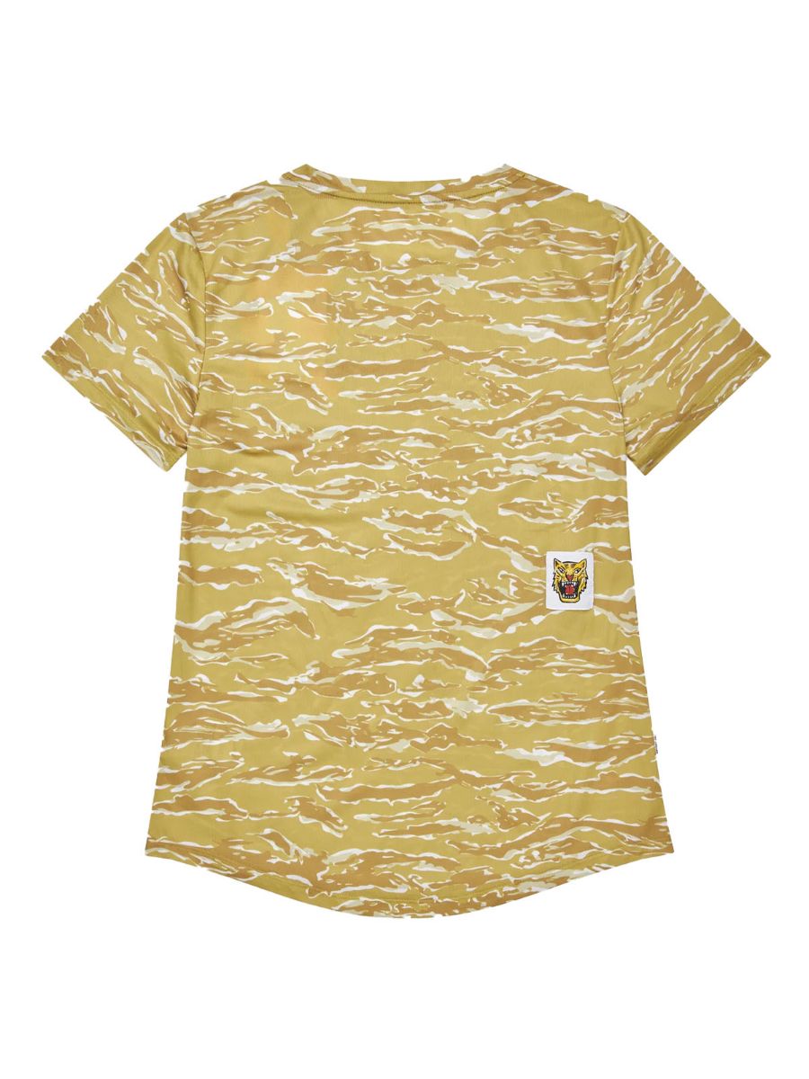 Treningsoverdel til dame fra SaySky i fargen Yellow Camo