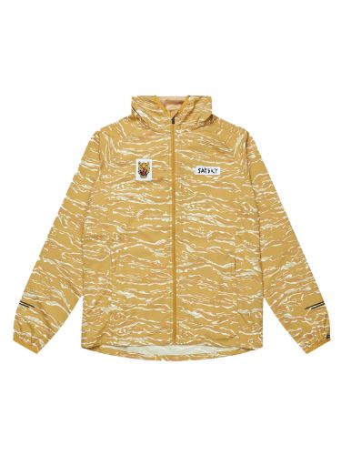 Overtrekksjakke til dame fra SaySky i fargen Yellow Camo med Tiger print på ryggen