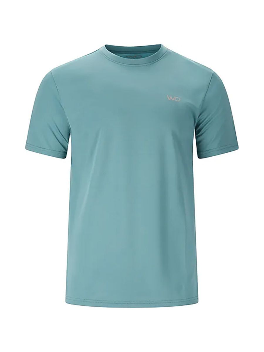 Treningsoverdel til herre med kort arm fra WorkOut i fragen Adriatic Blue