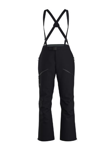 Allsidig skallbukse til dame fra ArcTeryx i fargen Caviar. Beta SV Pant W