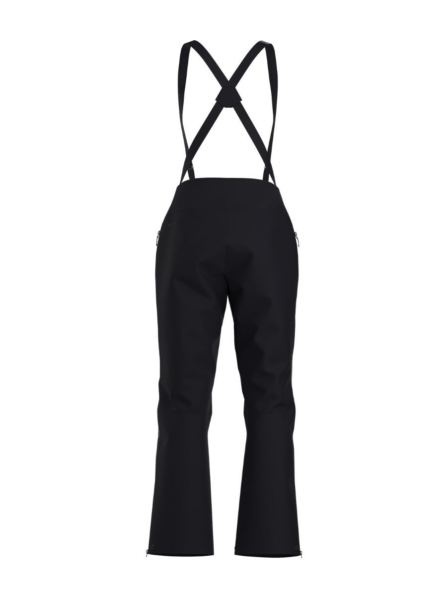 Allsidig skallbukse til dame fra ArcTeryx i fargen Caviar. Beta SV Pant W