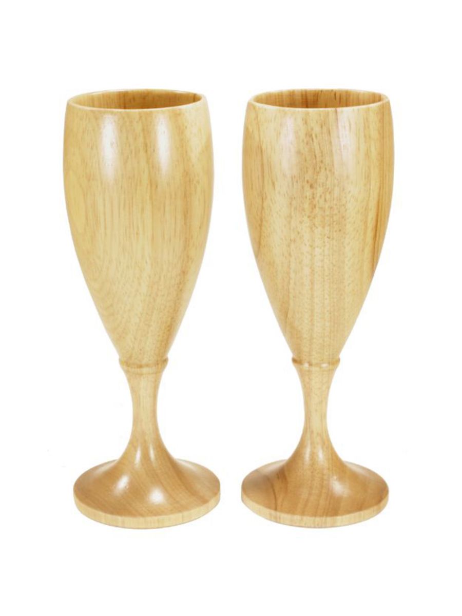 Vin/champagneglass i tre med stett