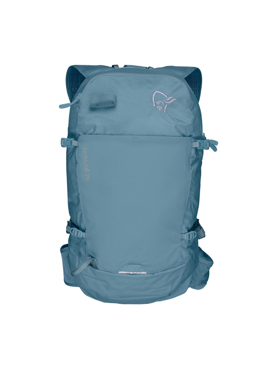 Lett ryggsekk fra Norrøna i fargen Trooper som rommer 20L