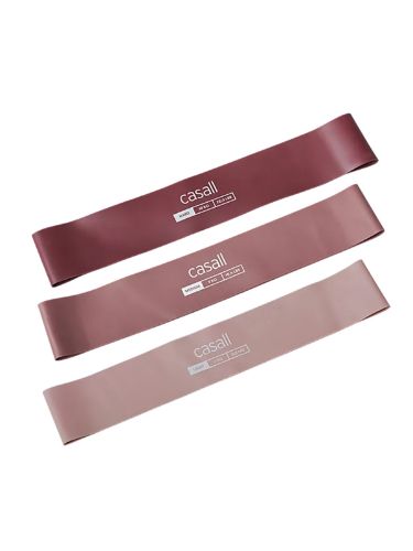 Treningsstrikk med tre forskjellige motstander fra Casall i ulike rosa-toner. 