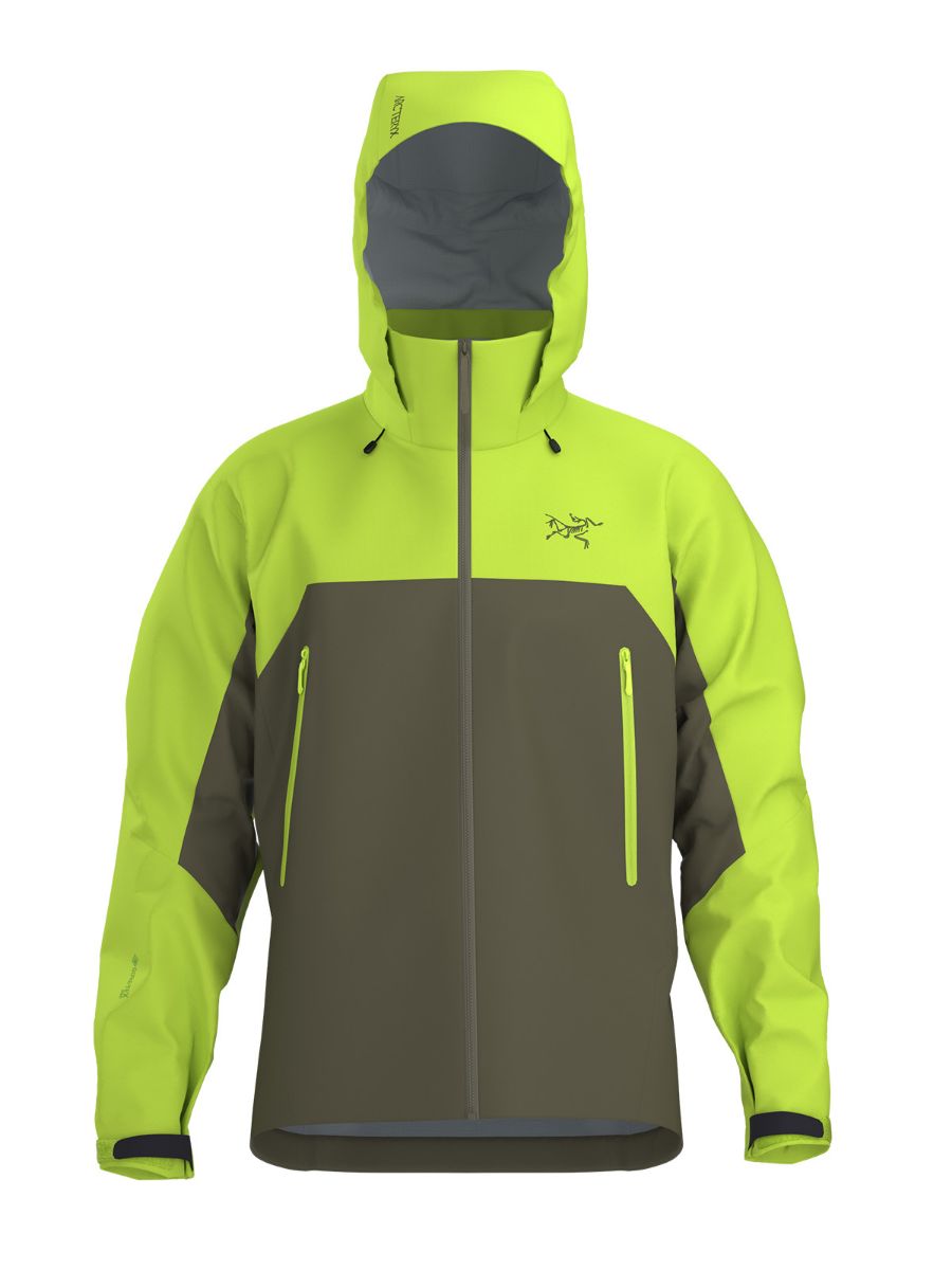 Allsidig og robust skalljakke til herre fra Arcteryx i fargen Mantis Tatsu