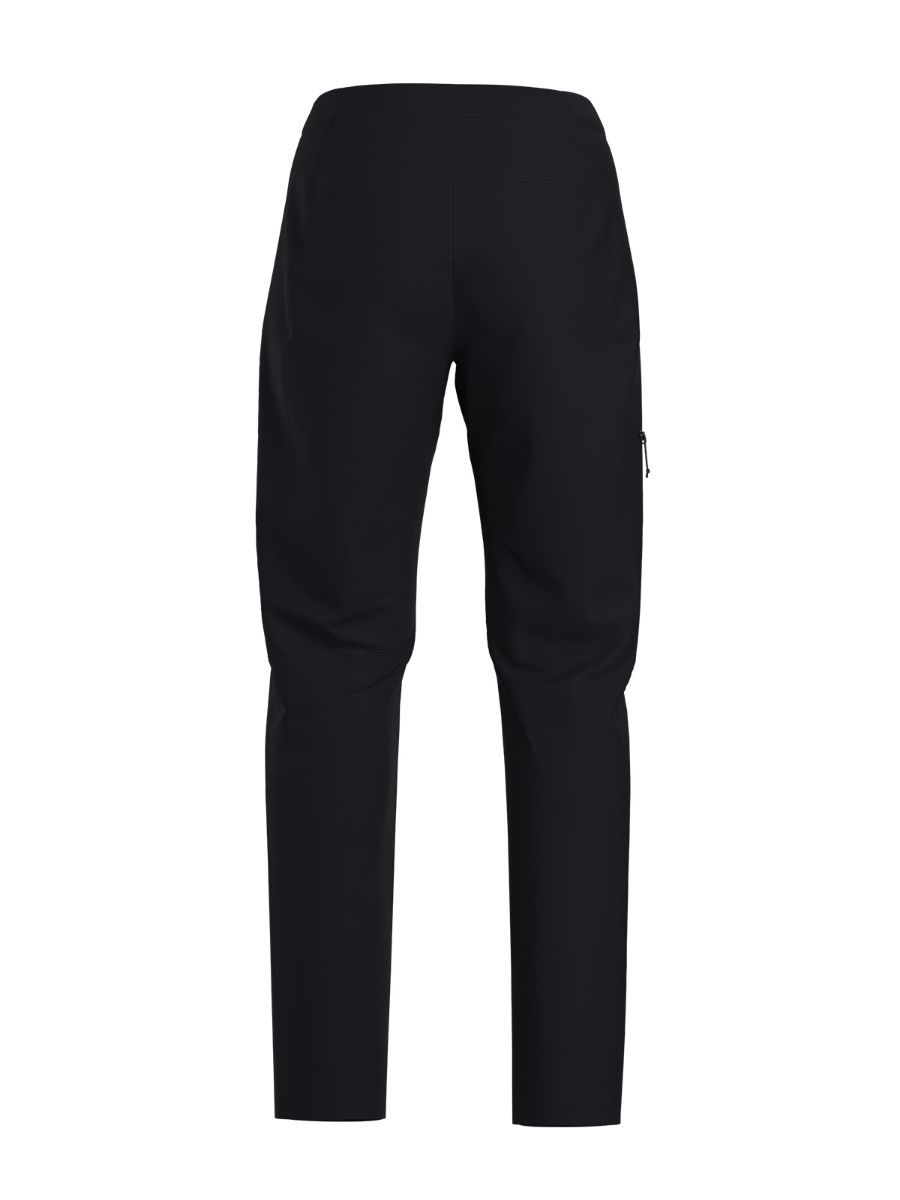 Lett og allsidig softshellbukse til dame fra Arcteryx i fargen Black