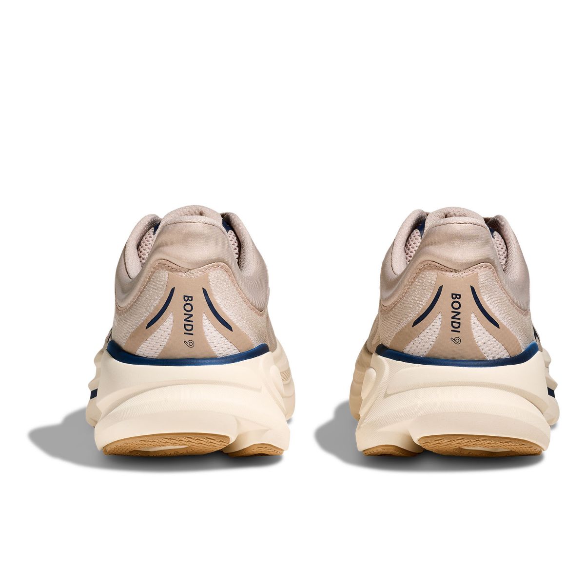 Fulldempet løpesko til herre fra Hoka i fargen Stucco Grout