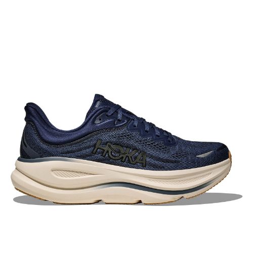 Bondi 9 Wide til herre fra Hoka i fargen Midnigth Blue Varsity Navy