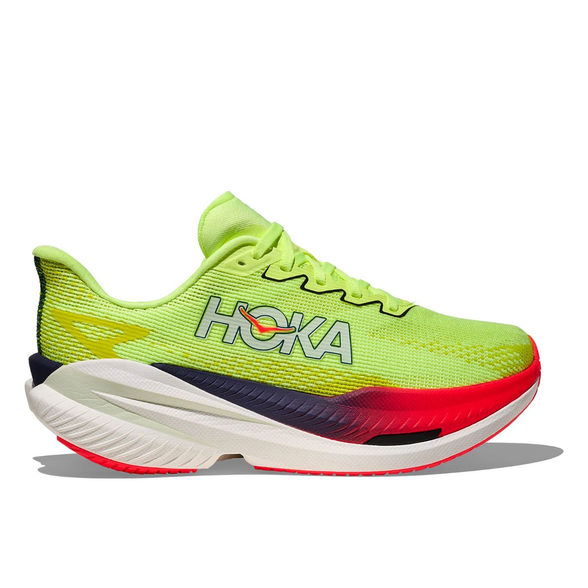 Lette og responsive løpesko fra Hoka til herre i fargen Neon Yuzu Squid Ink