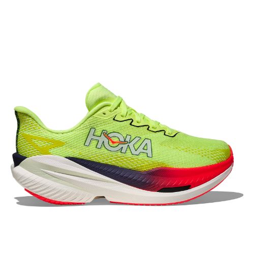 Lette og responsive løpesko fra Hoka til herre i fargen Neon Yuzu Squid Ink