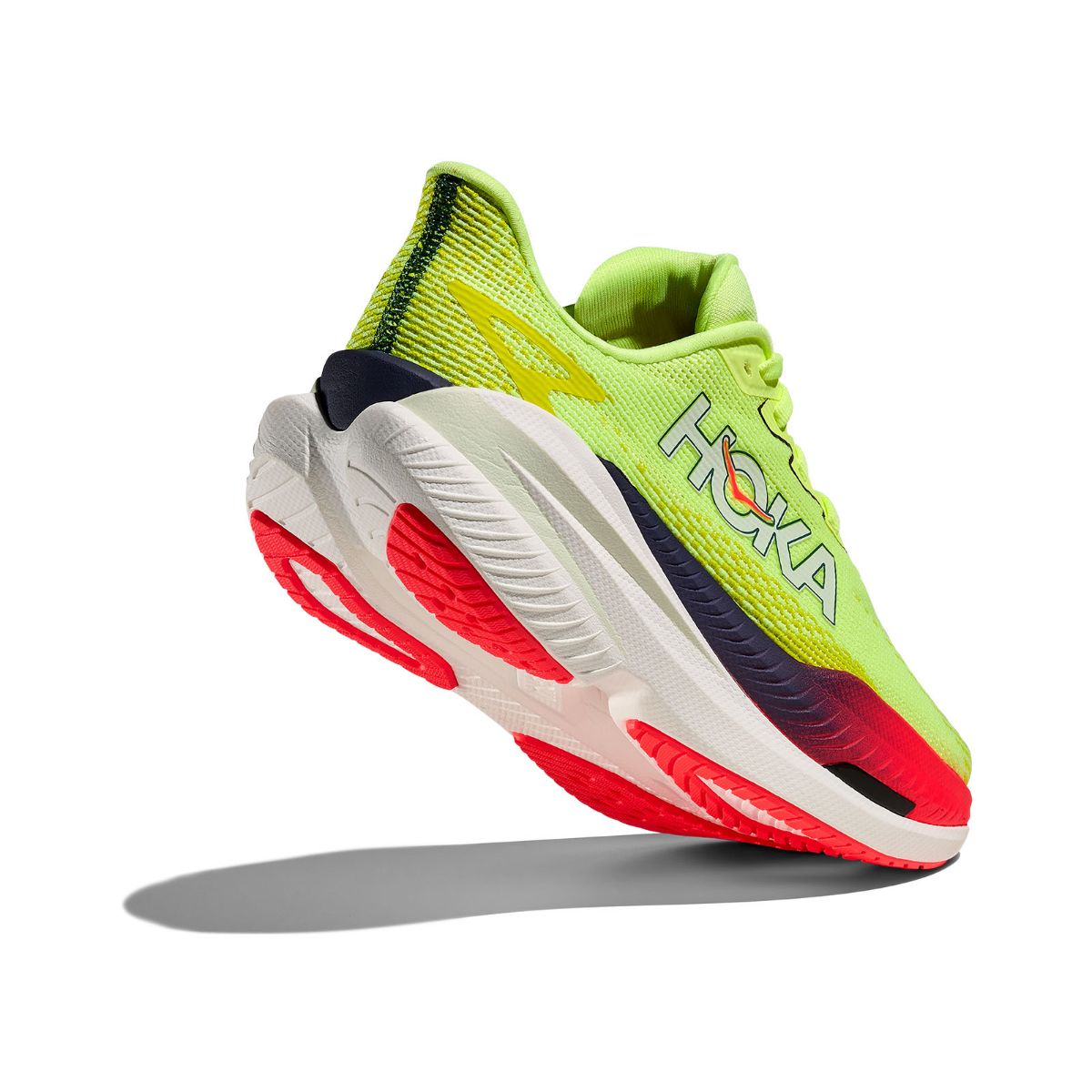 Lette og responsive løpesko fra Hoka til herre i fargen Neon Yuzu Squid Ink