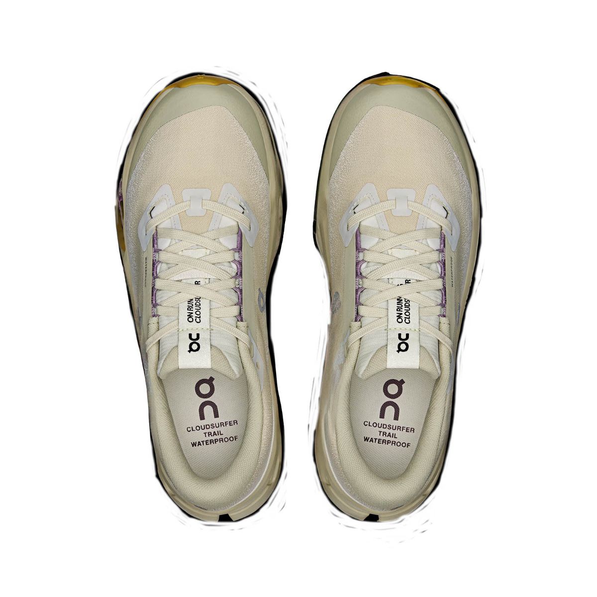 Vanntett terreng løpesko til dame fra On i fargen Ghost Chalk