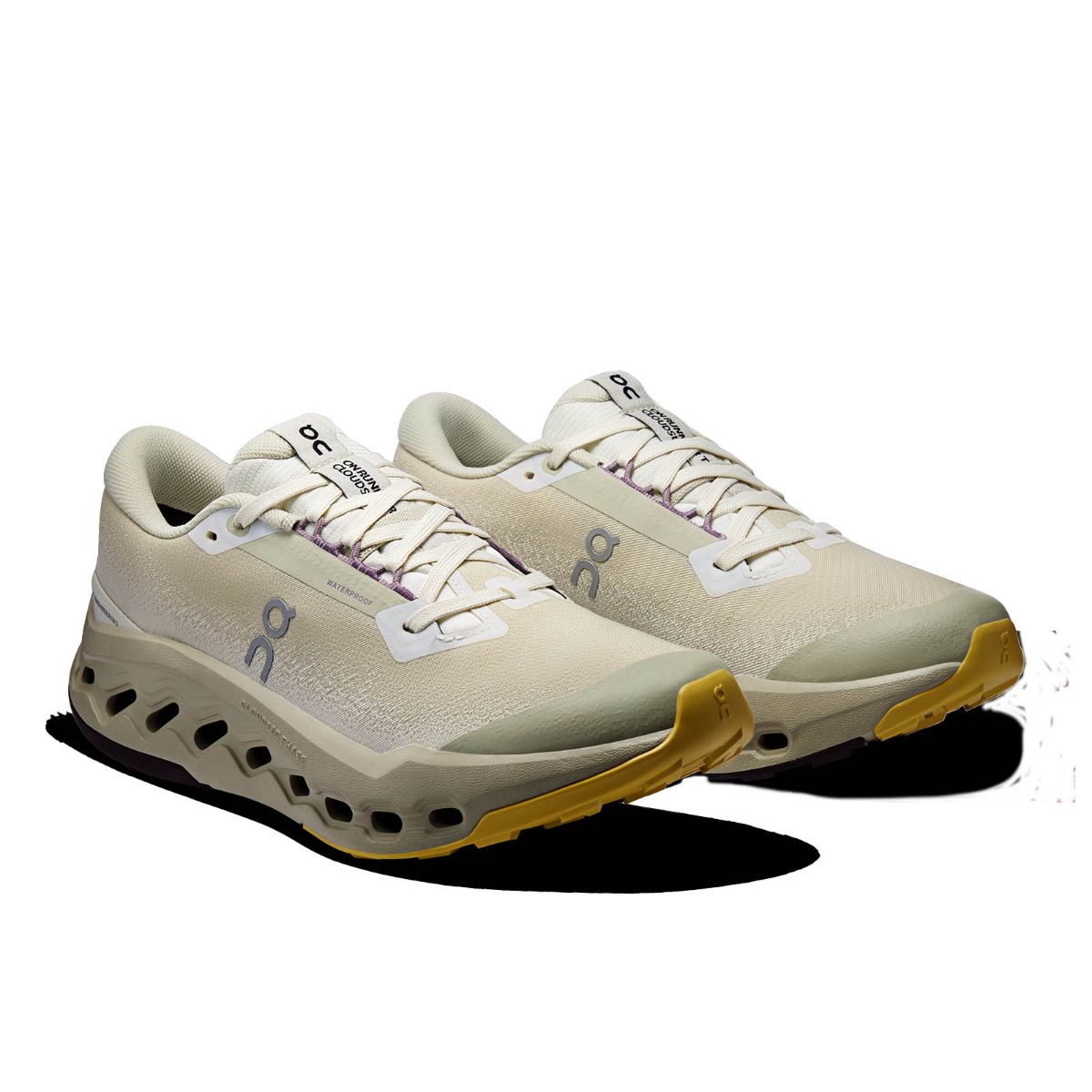 Vanntett terreng løpesko til dame fra On i fargen Ghost Chalk