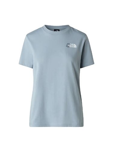 Allsidig bomullst-skjorte til dame fra The North Face med trykk på ryggen