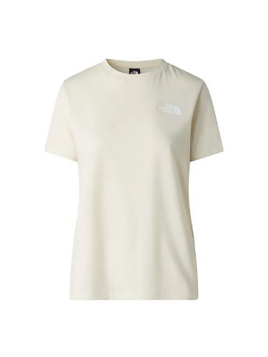 T-skjorte i bomull fra The North Face til dame i fargen White Dune