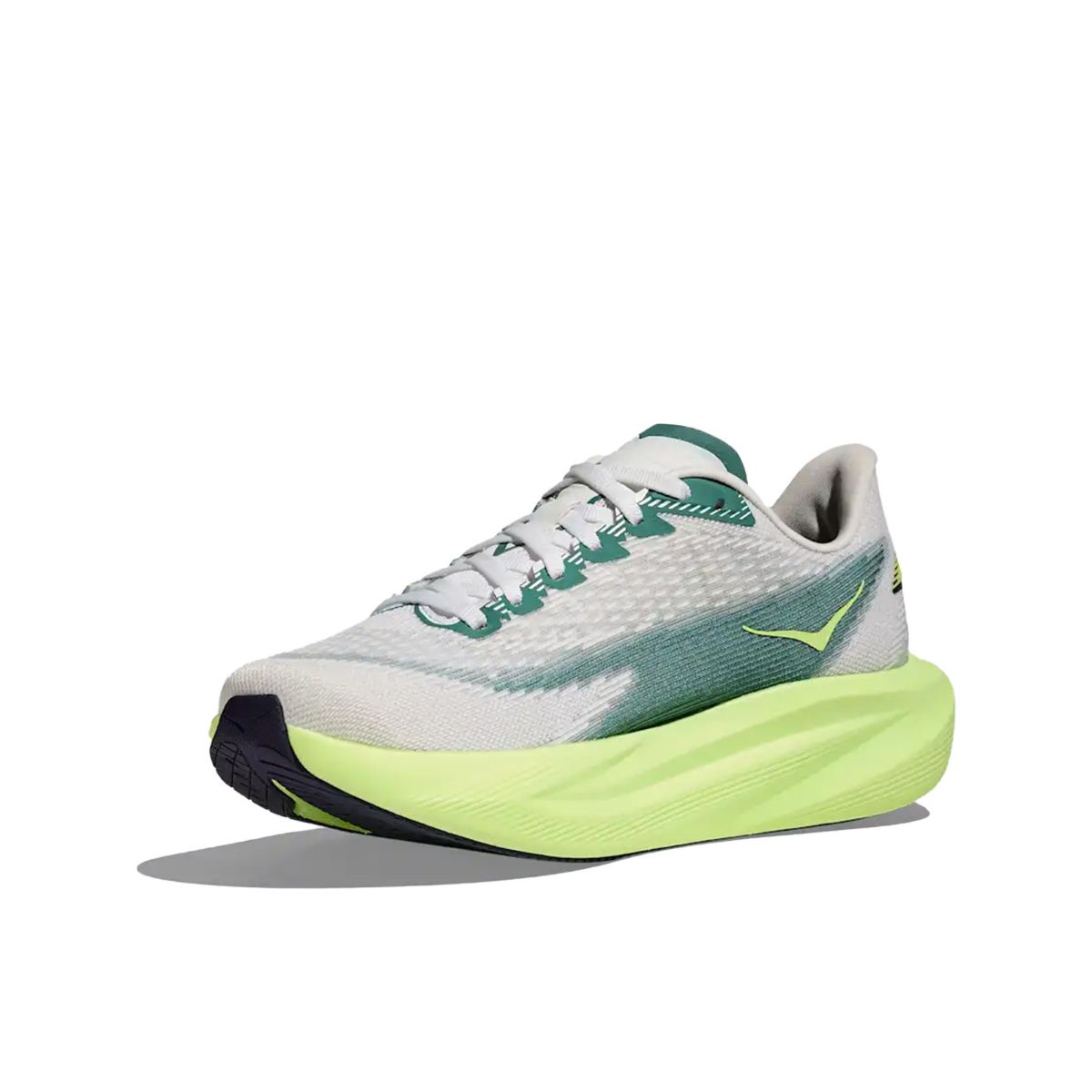 Mach 7 til herre fra Hoka i  fargen Frost Neon Yuzu 