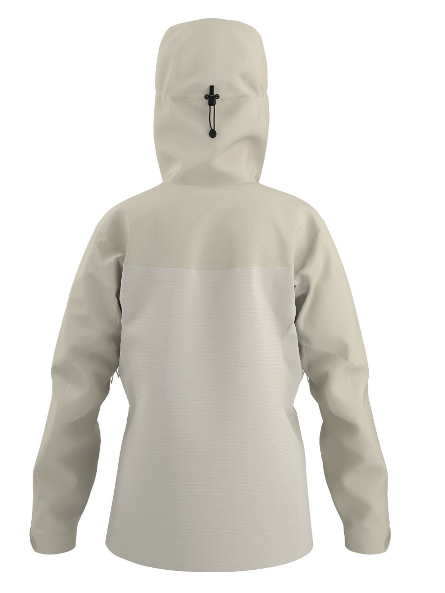 Robust og slitesterk skalljakke til dame fra Arcteryx i fargen Arctic Silk Sea Salt