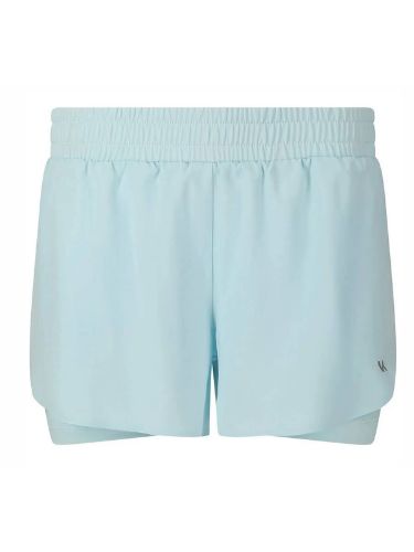 2 i 1 treningsshorts til dame fra Workout i fargen Winter Sky