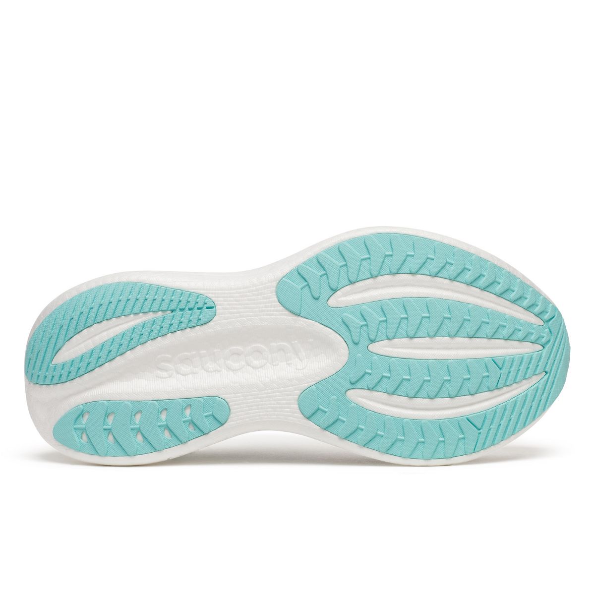 Triumph 23 White Navy fra Saucony- stabil løpesko til dame