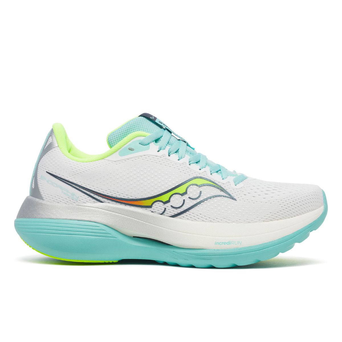 Løpesko til dame fra Saucony- Endorphin Speed 5 i fargen White Aqua
