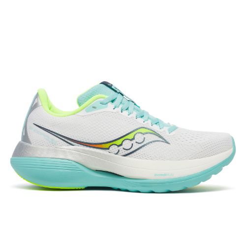 Løpesko til dame fra Saucony- Endorphin Speed 5 i fargen White Aqua