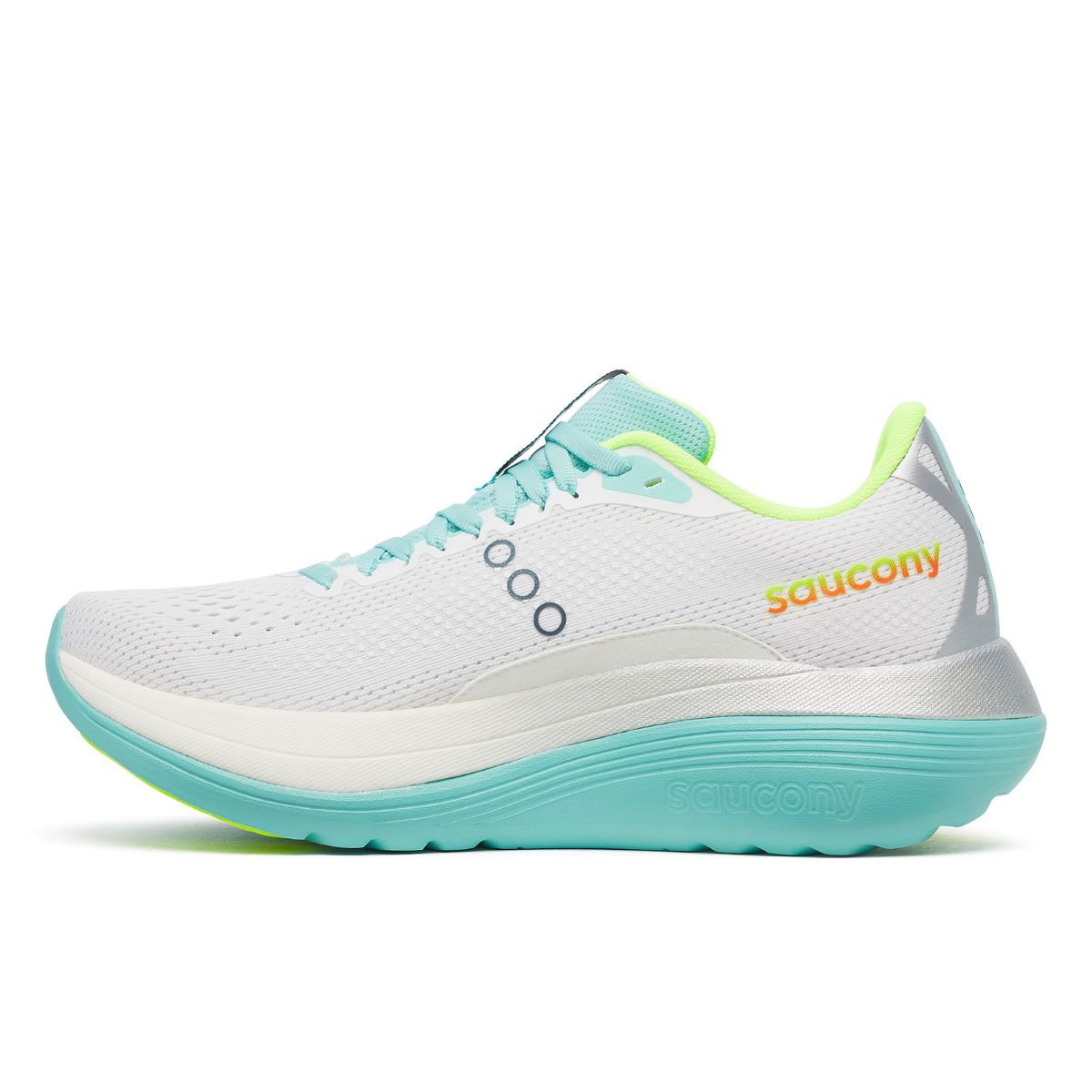 Løpesko til dame fra Saucony- Endorphin Speed 5 i fargen White Aqua