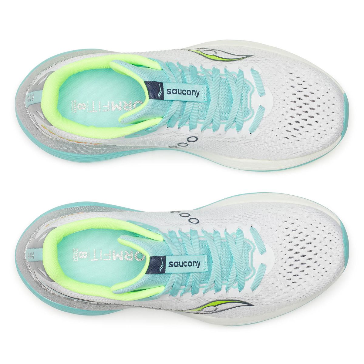 Løpesko til dame fra Saucony- Endorphin Speed 5 i fargen White Aqua