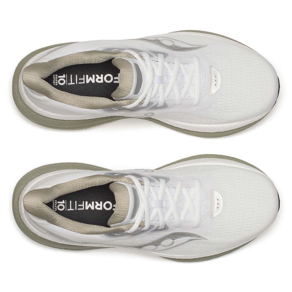 Løpesko fra Saucony i fargen White Laurel