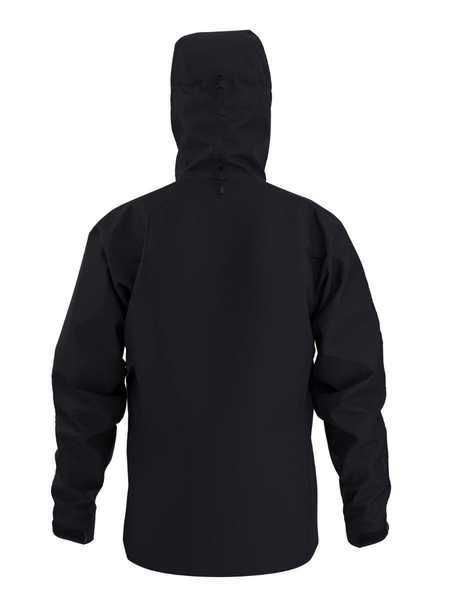 Robust og slitesterk skalljakke til herre fra Arcteryx i fargen 24k Black