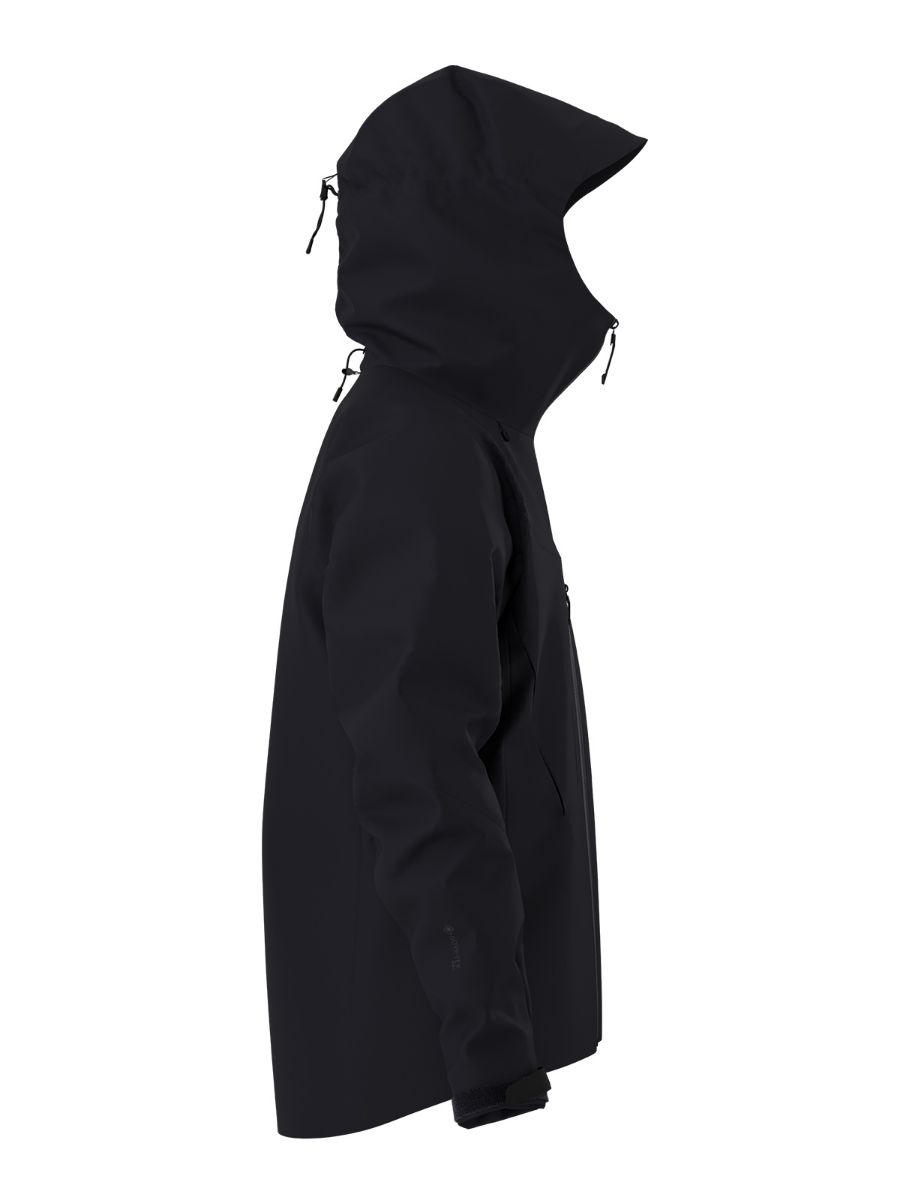 Robust og slitesterk skalljakke til herre fra Arcteryx i fargen 24k Black