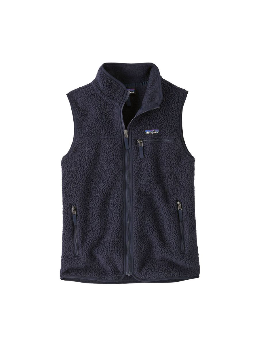 Vest i fleece fra Patagonia i fargen Sunken Blue