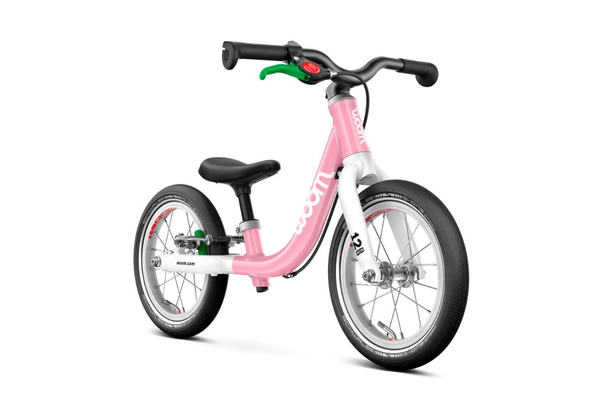 Woom 1 er en lett balansesykkel for barn 1,5–3,5 år (82–100 cm). Perfekt for trygg sykkelstart!