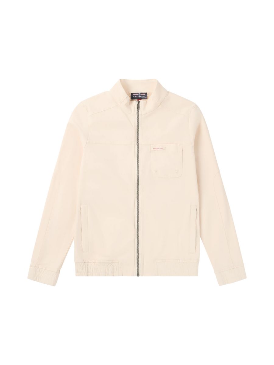 LEtt bomullsjakke til dame i fargen Oatmeal fra Amundsen