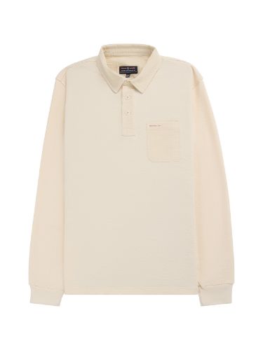 Lett genser i bomull til herre fra Amundsen i fargen Oatmeal