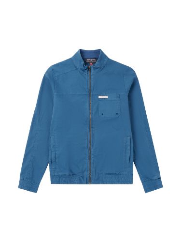 Lett og allsidig jakke i bomull til herre fra Amundsen i fargen Indigo