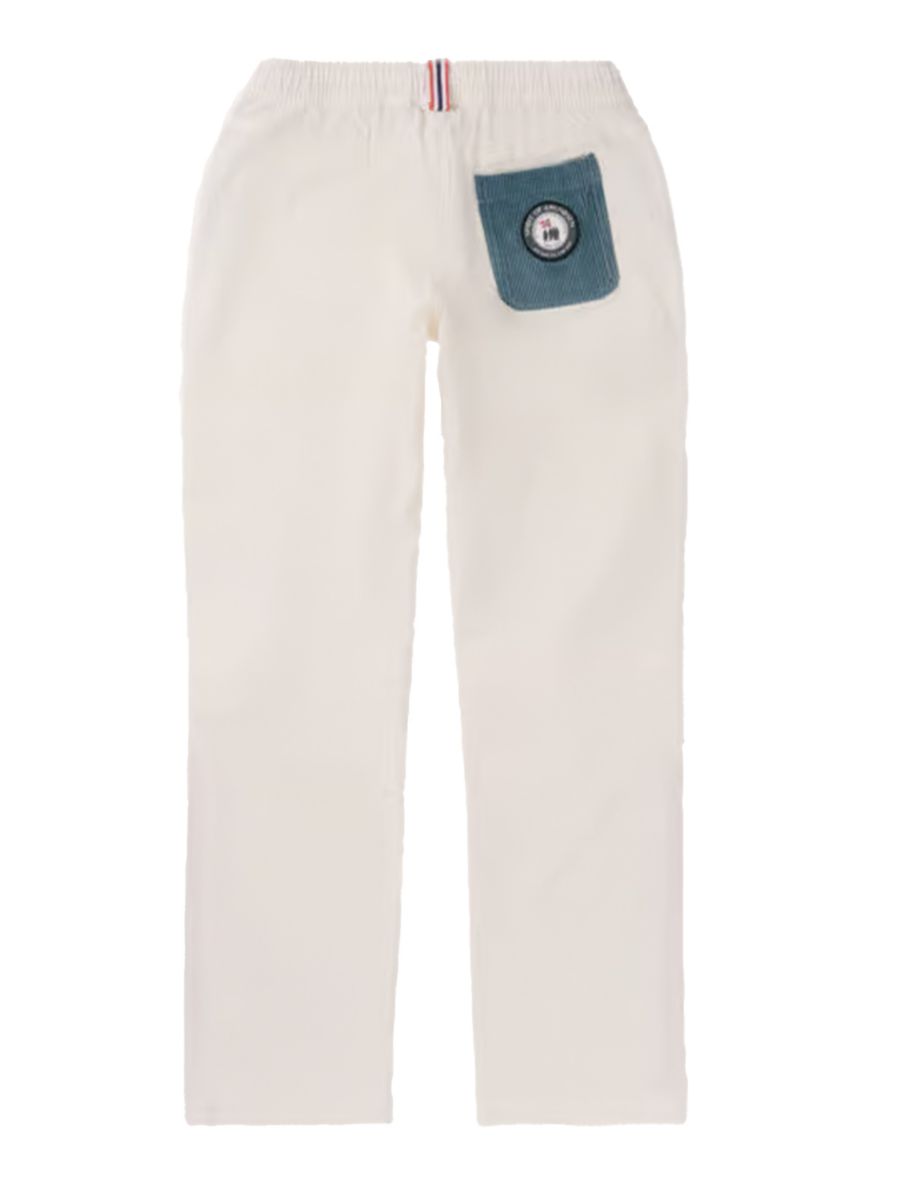 Lett og allsidig bukse til dame i bomull i fragen White