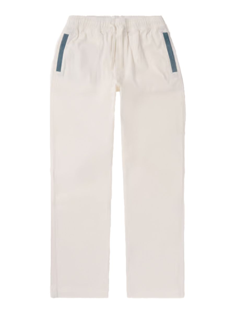 Lett og allsidig bukse til dame i bomull i fragen White