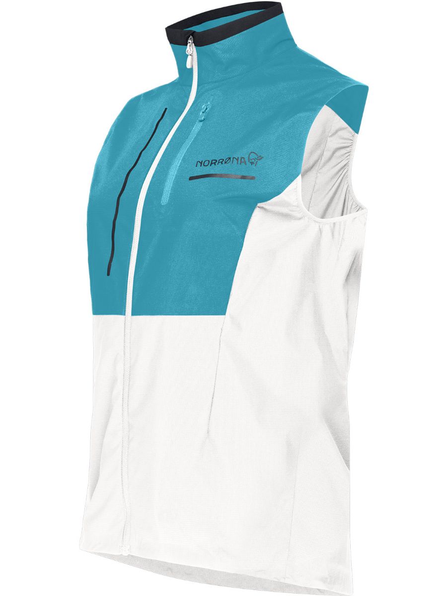 Lett og vindbeskyttende vest til dame fra Norrøna