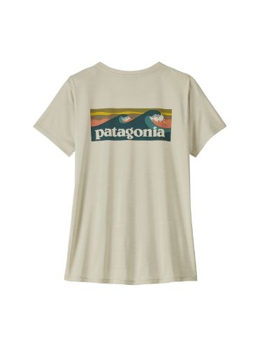 T-skjorte med trykk fra Patagonia til dame