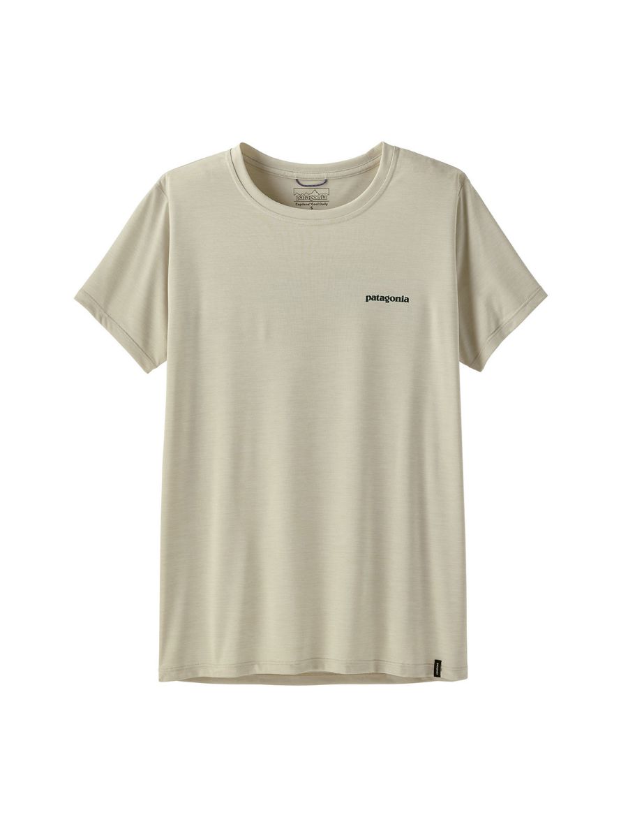 T-skjorte med trykk fra Patagonia til dame