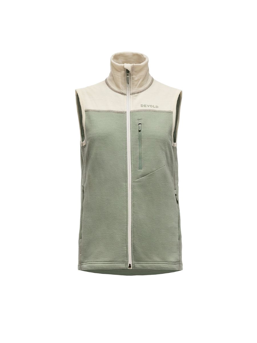 Vest i merinoull til dame fra Devold