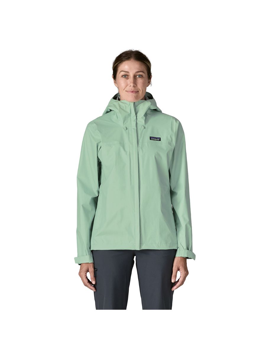 Regnjakke fra Patagonia til dame i fargen Thin Ice
