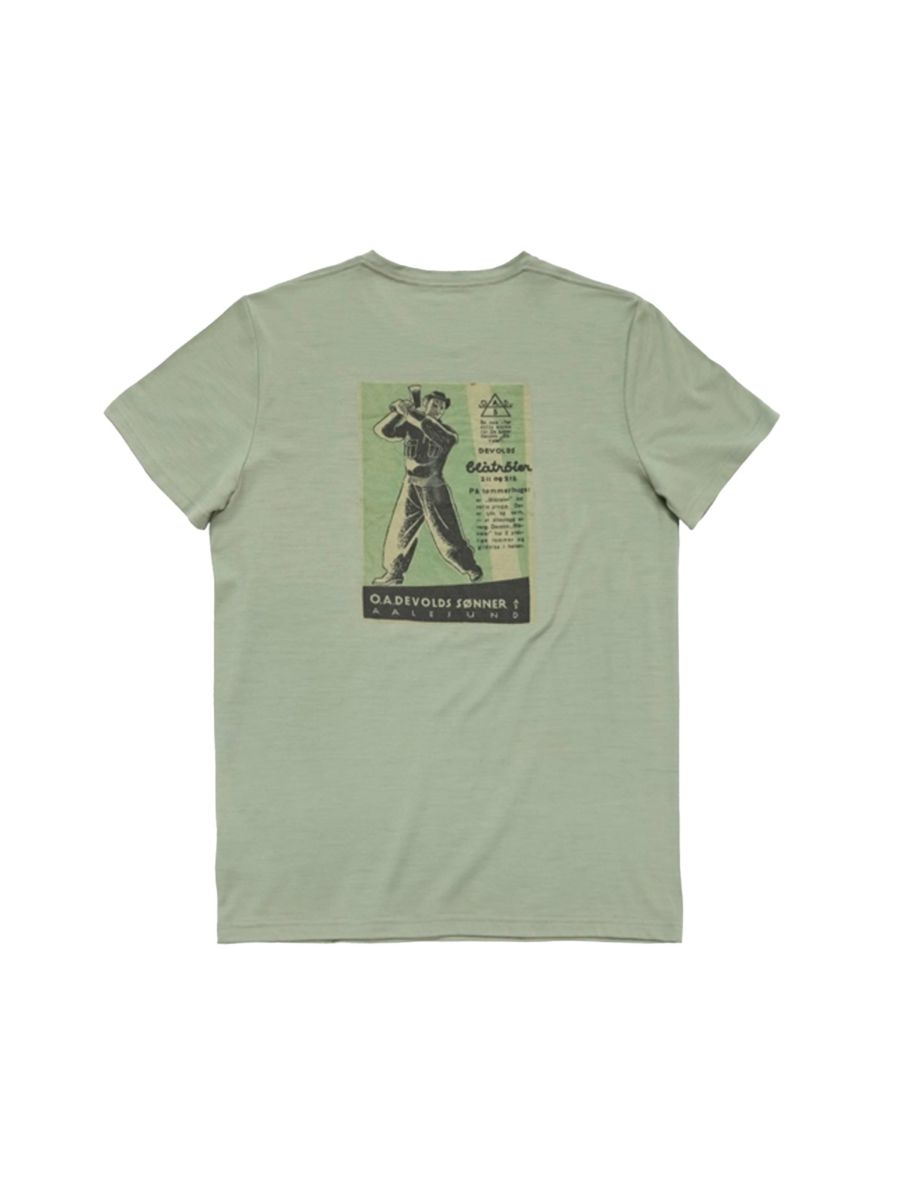 T-skjorte med trykk fra Devold