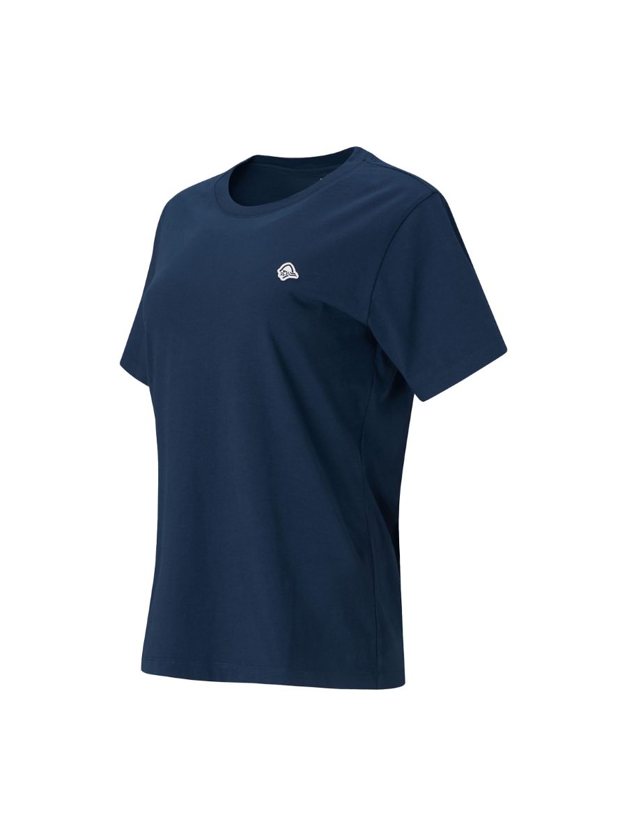 T-skjorte i bomull til dame fra Norrøna med patch