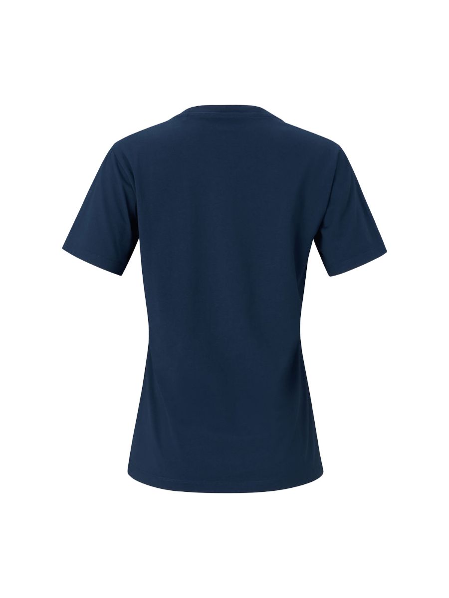 T-skjorte i bomull til dame fra Norrøna med patch