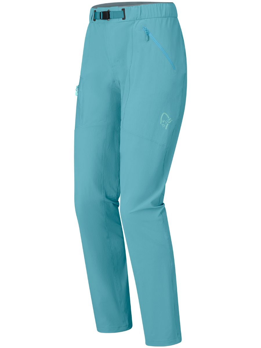 Lett og allsidig bukse i softshell til dame fra Norrøna