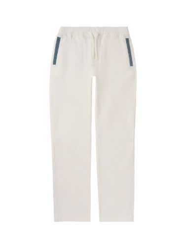 Bukse i bomull fra Amundsen til herre i fargen White